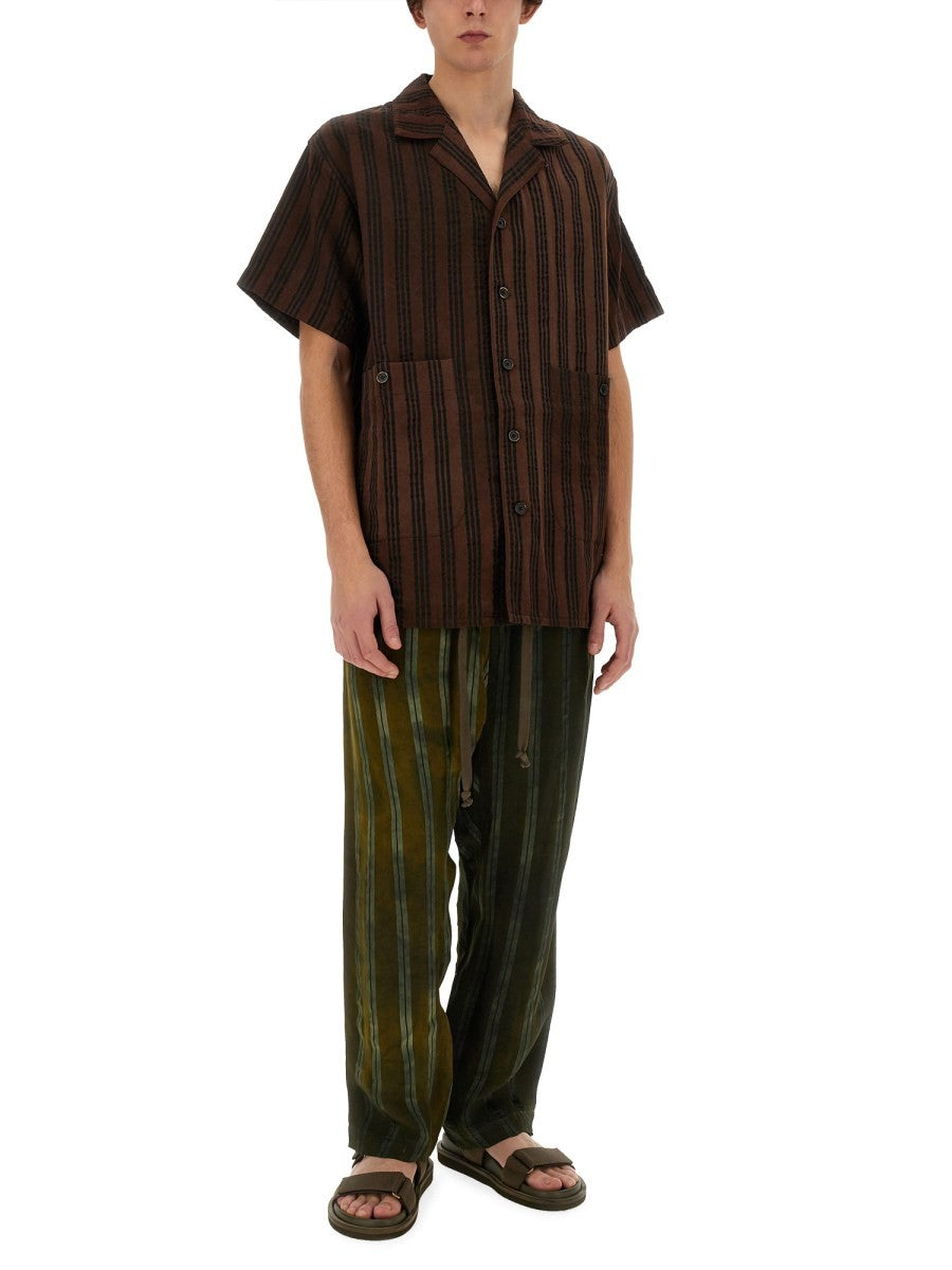 UMA WANG STRIPED SHIRT