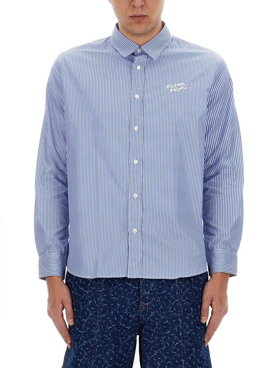 Maison Kitsune STRIPED SHIRT