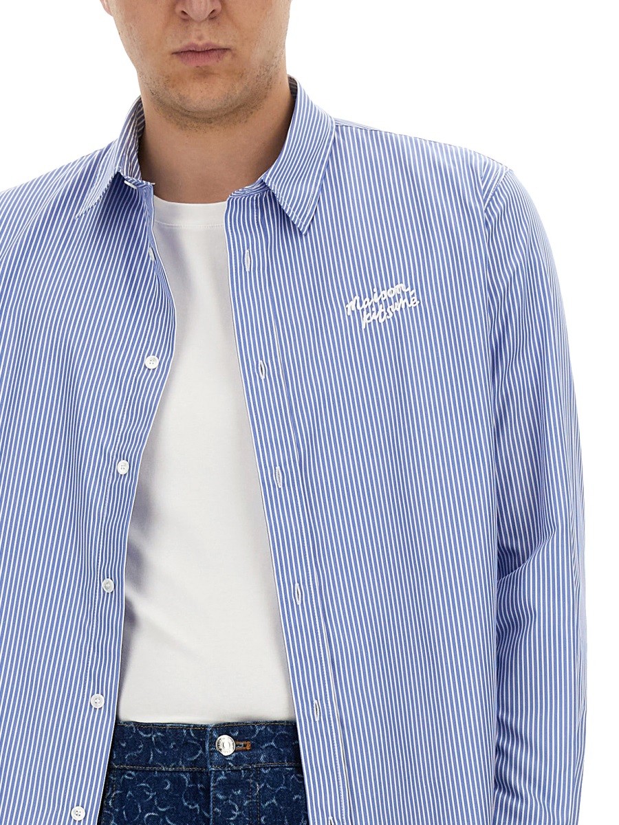 Maison Kitsune STRIPED SHIRT