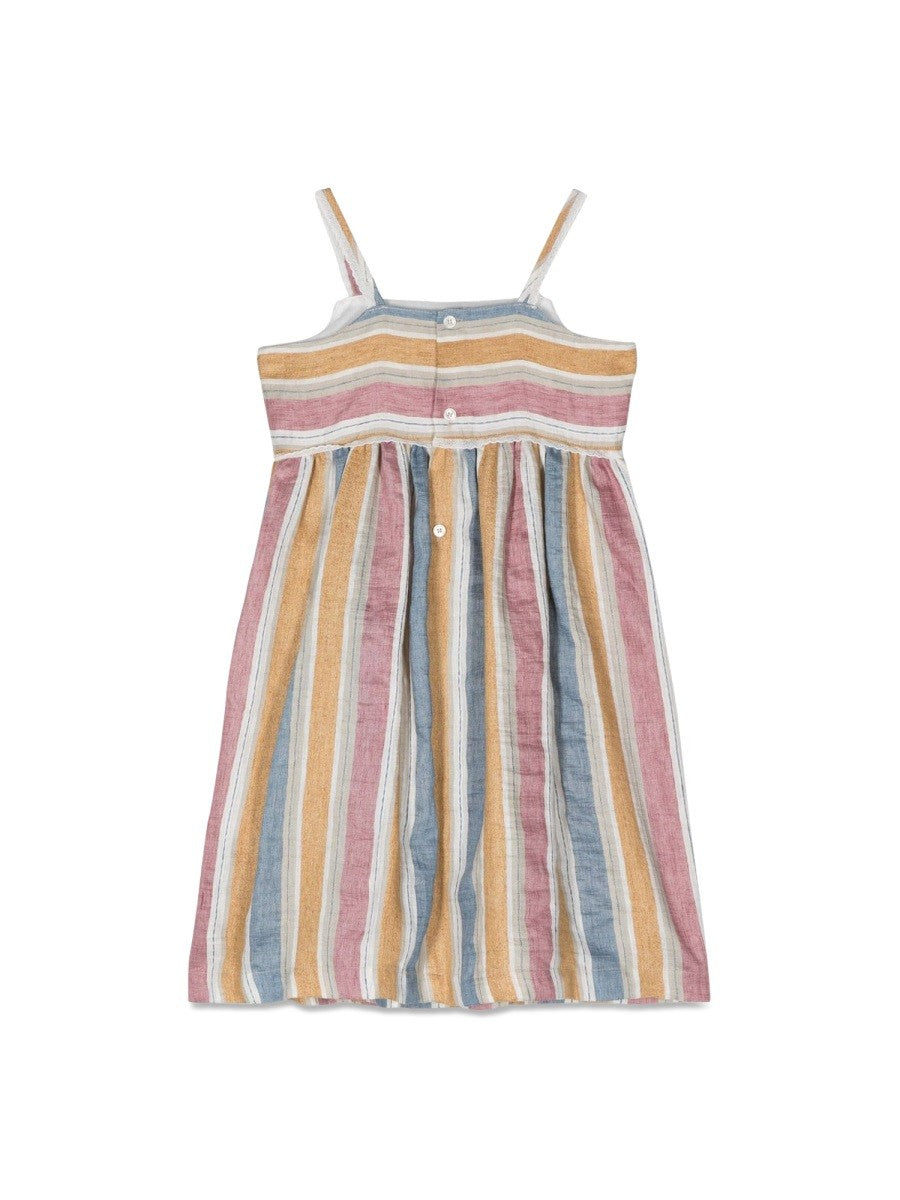 IL GUFO striped sleeveless dress