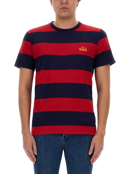 Woolrich STRIPED T-SHIRT