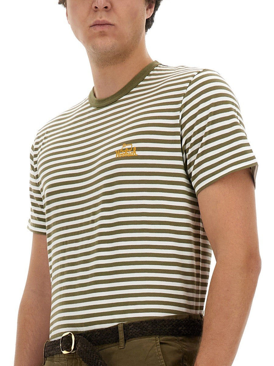 Woolrich STRIPED T-SHIRT