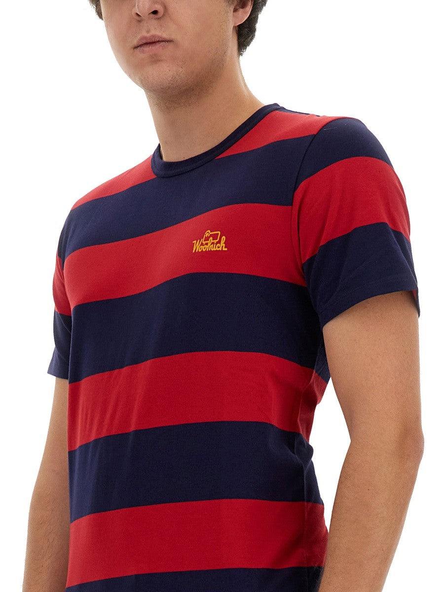 Woolrich STRIPED T-SHIRT