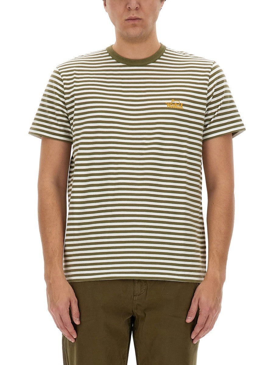 Woolrich STRIPED T-SHIRT