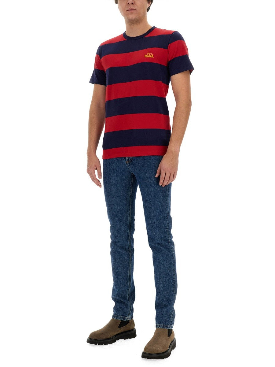 Woolrich STRIPED T-SHIRT