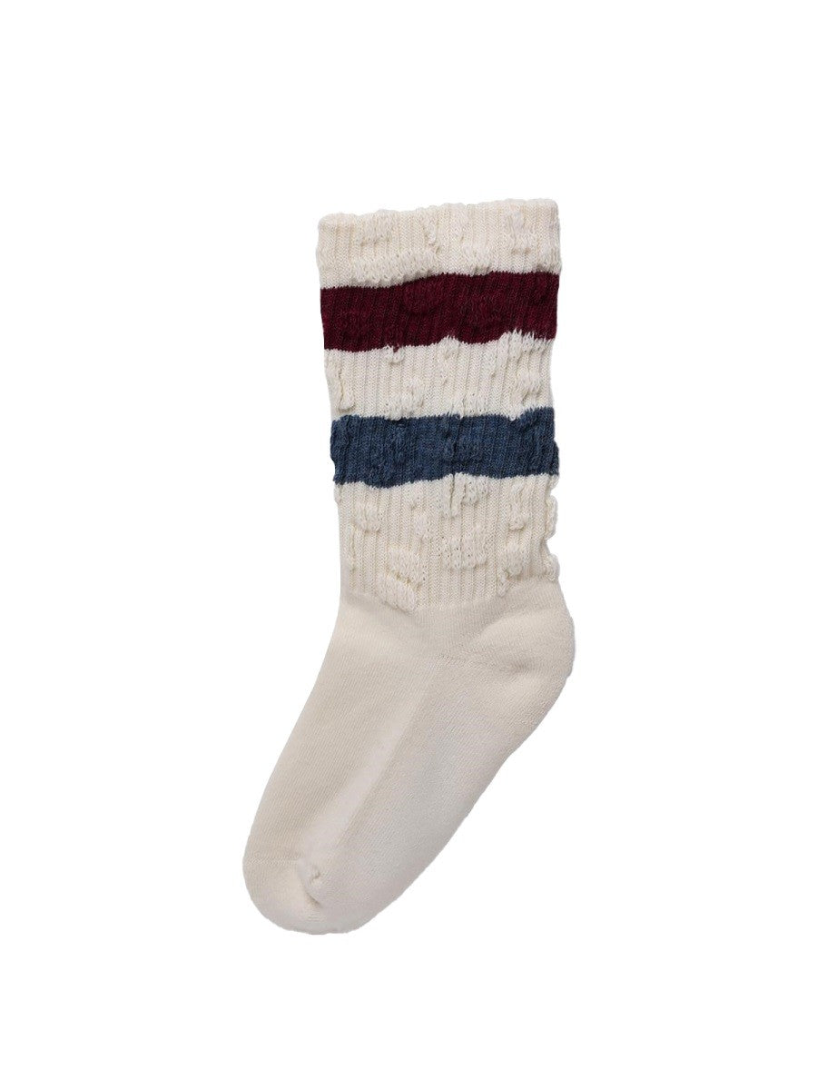 Golden Goose stripes distressed socks