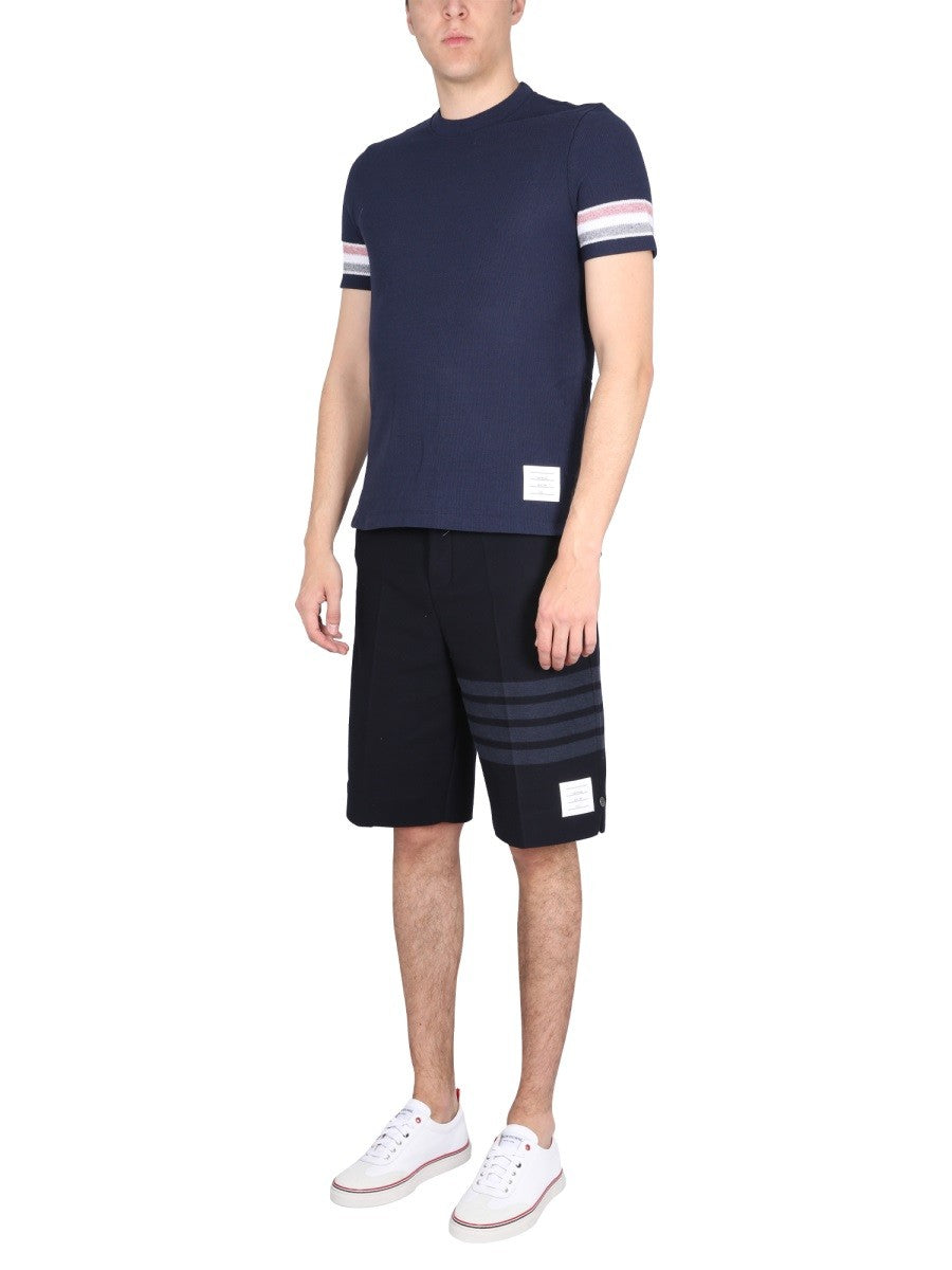 THOM BROWNE stripes t-shirt