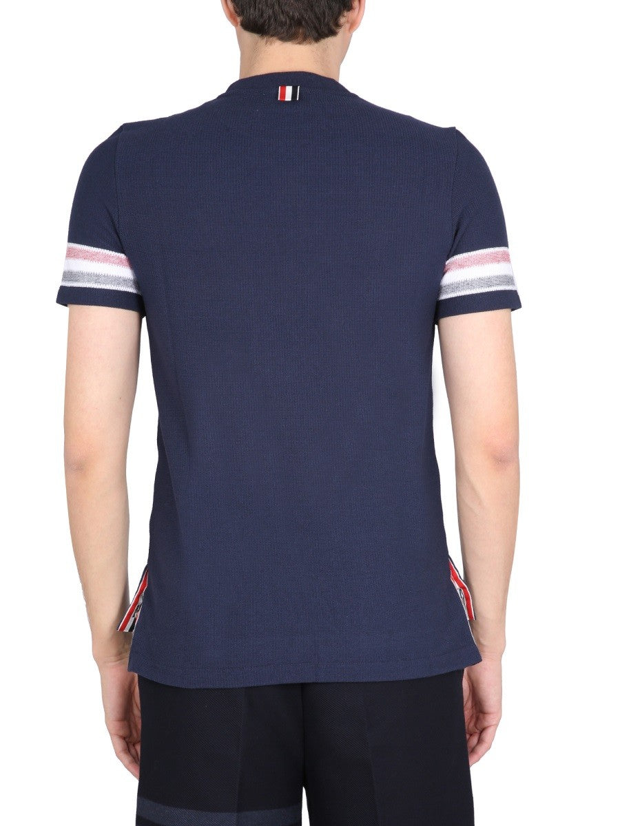 THOM BROWNE stripes t-shirt