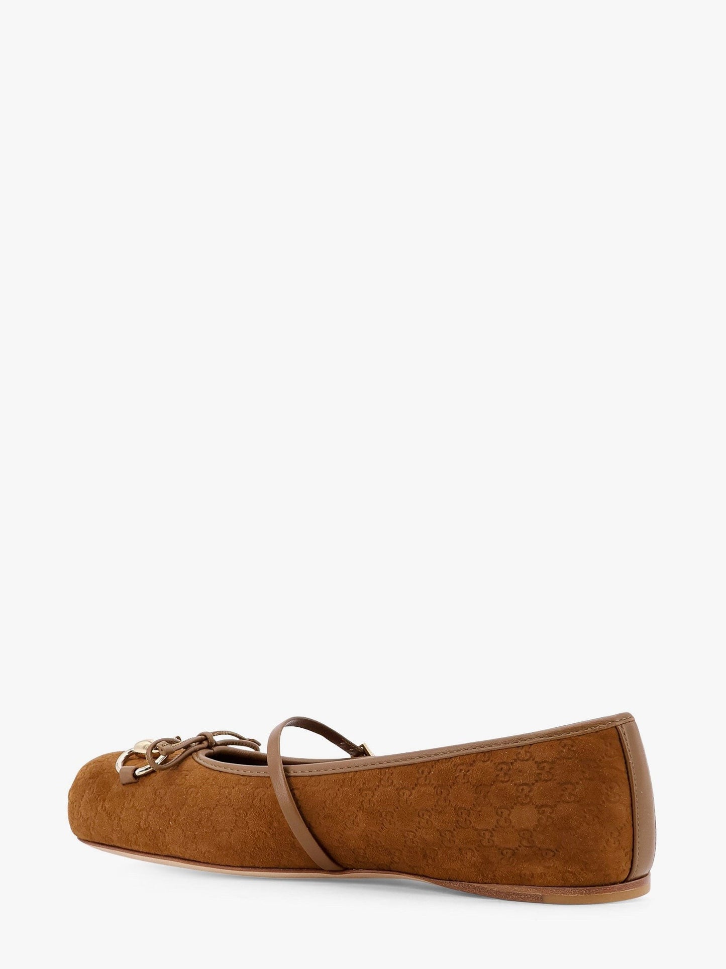 Gucci Suede ballerinas with all-over GG motif