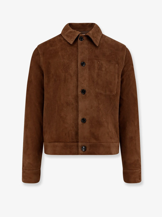 AMI PARIS Suede jacket