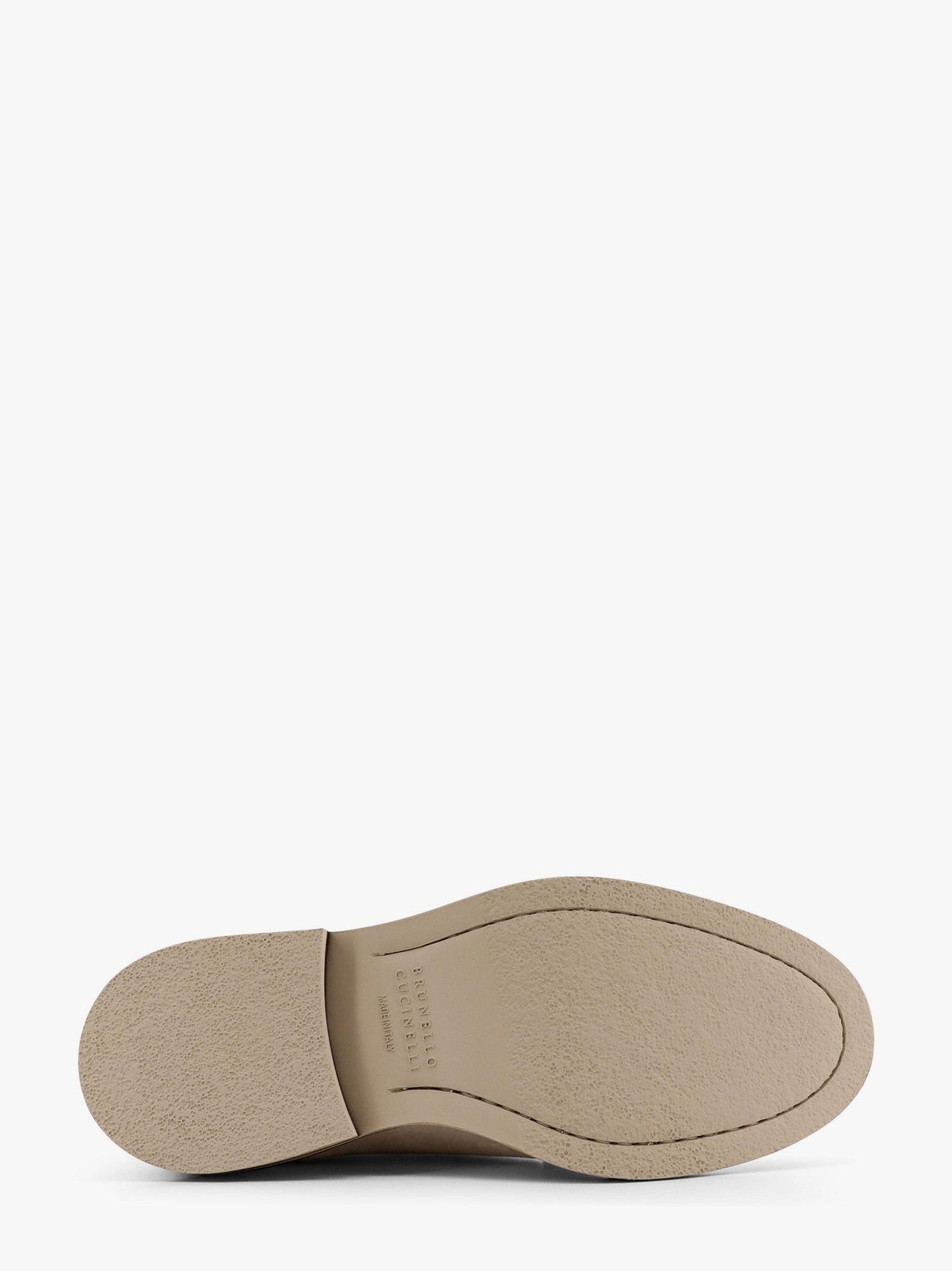 Brunello Cucinelli Suede lace-up shoe with contrasting midsole