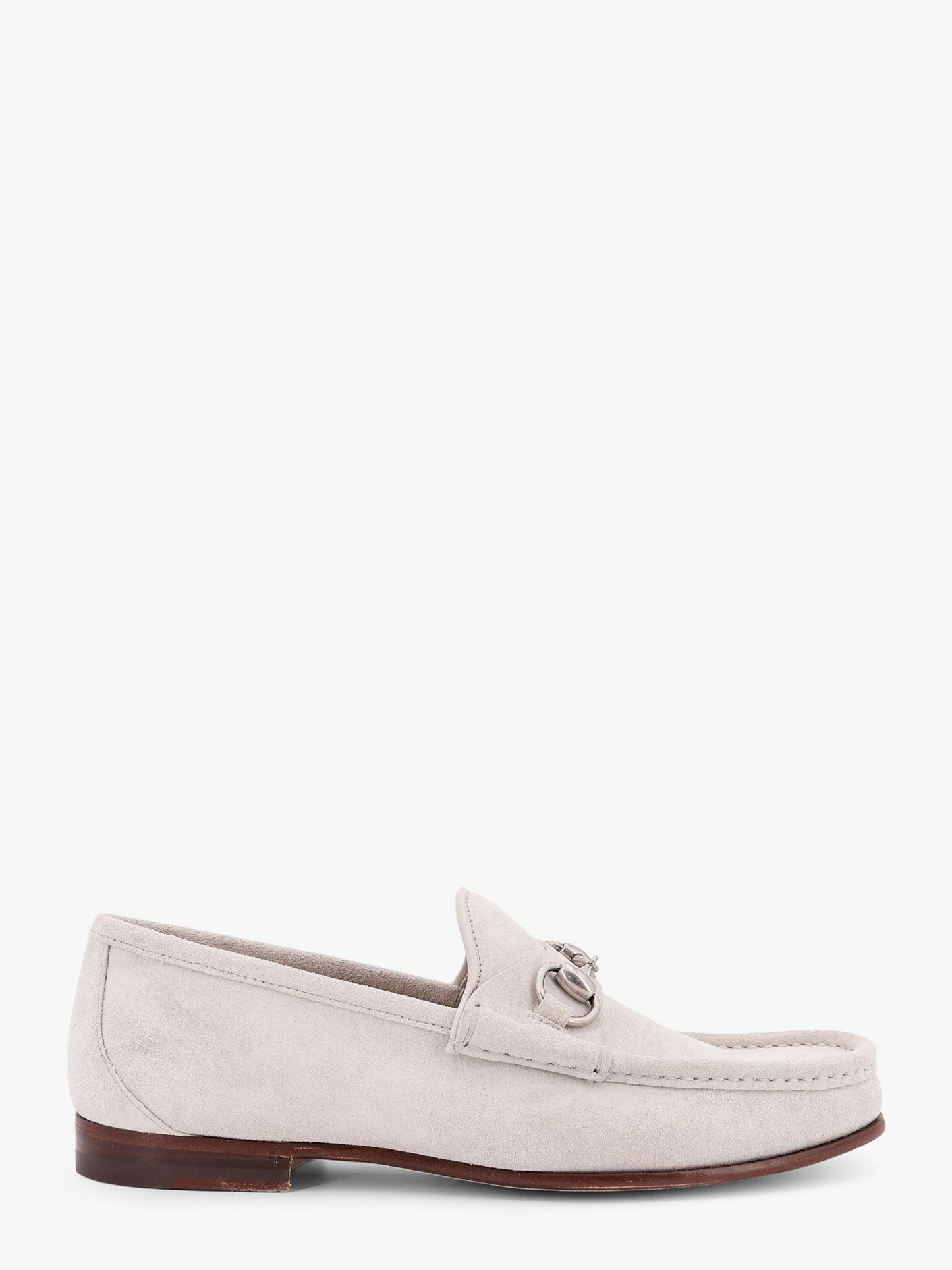 Gucci Suede loafers with iconic horsebit