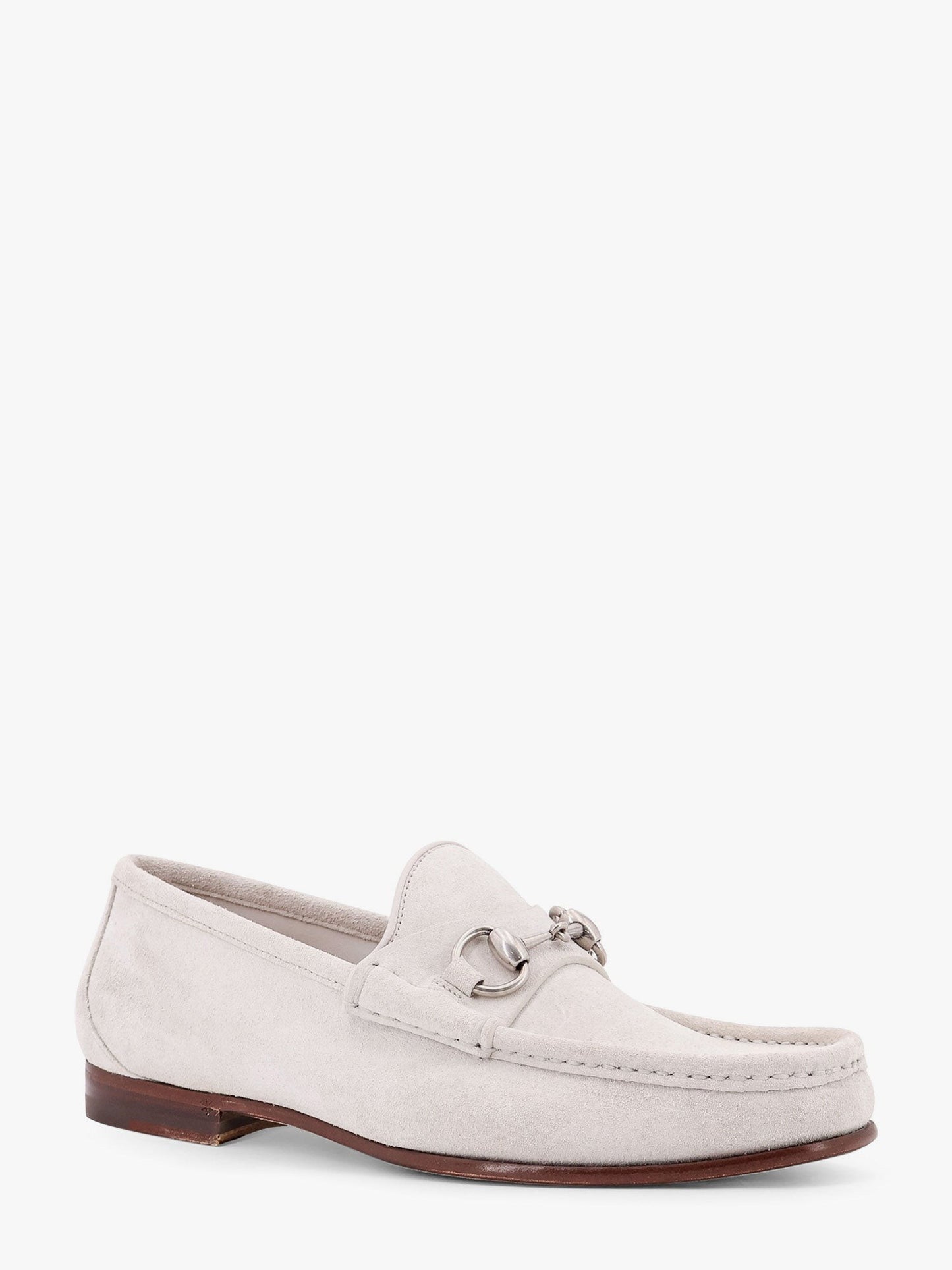 Gucci Suede loafers with iconic horsebit