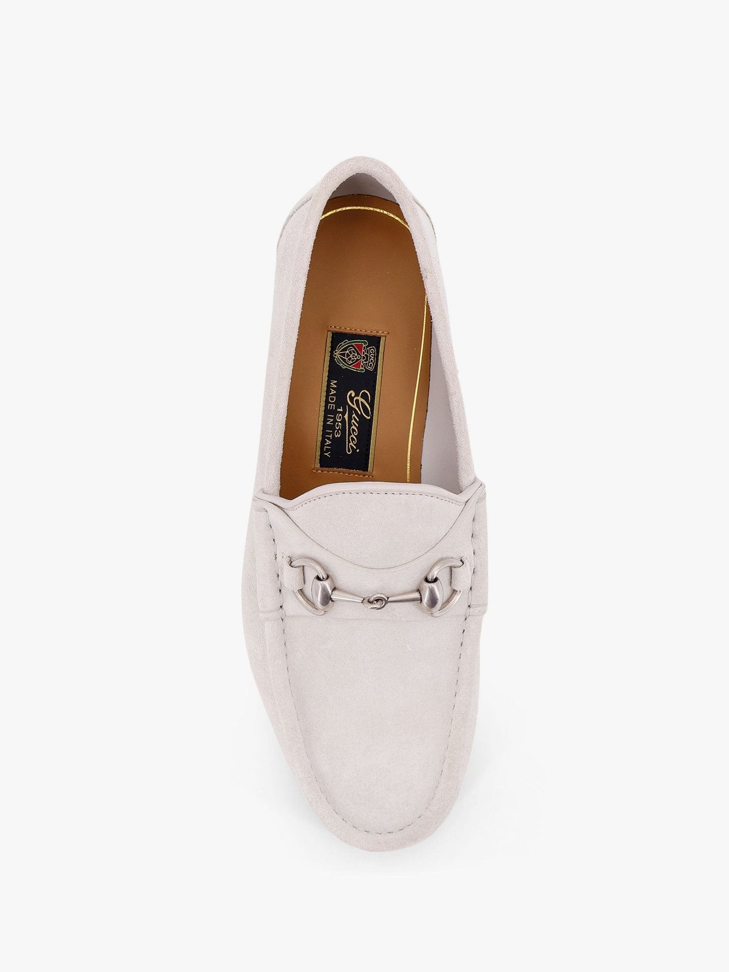 Gucci Suede loafers with iconic horsebit