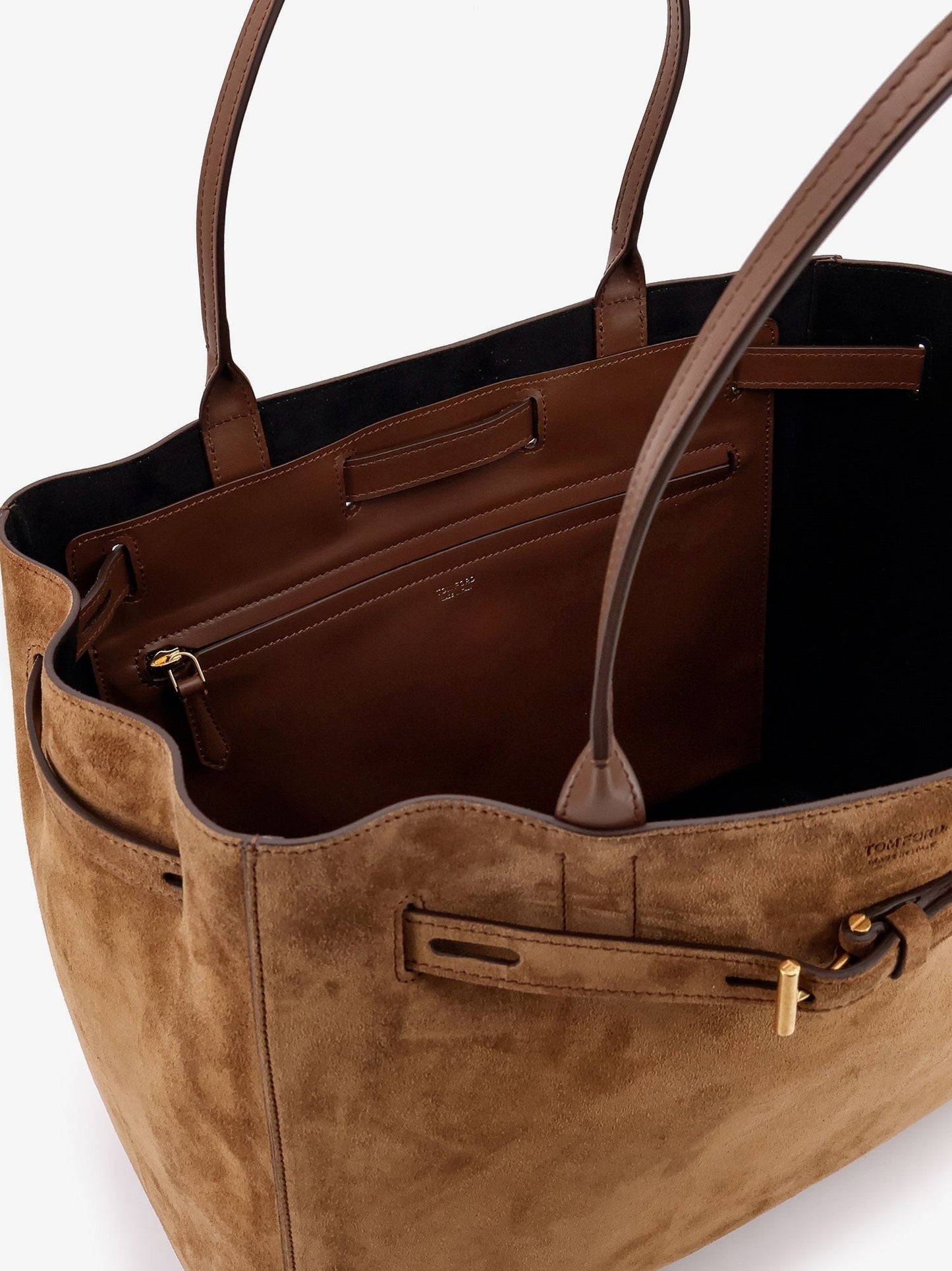 TOM FORD Suede shoulder bag