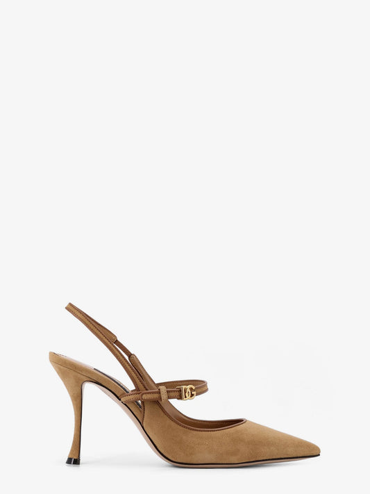 Dolce & Gabbana Suede slingback pumps
