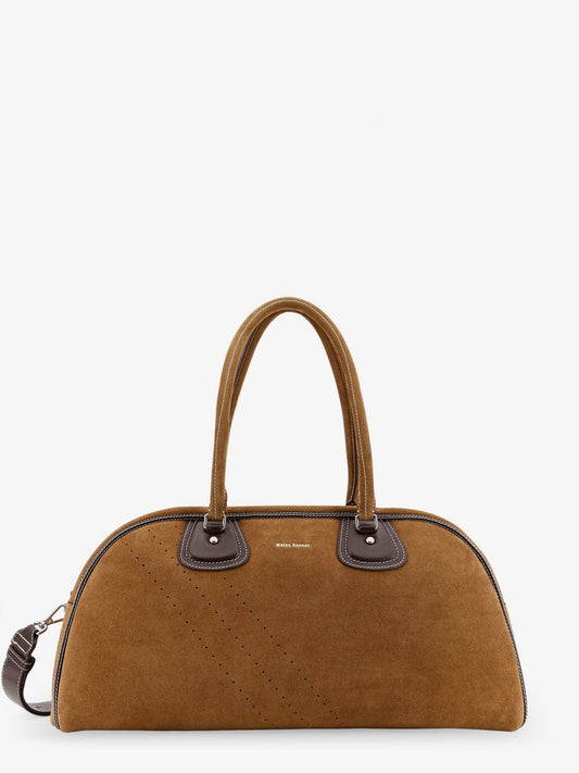 ADIDAS X WALES BONNER Suede travel bag with leather details