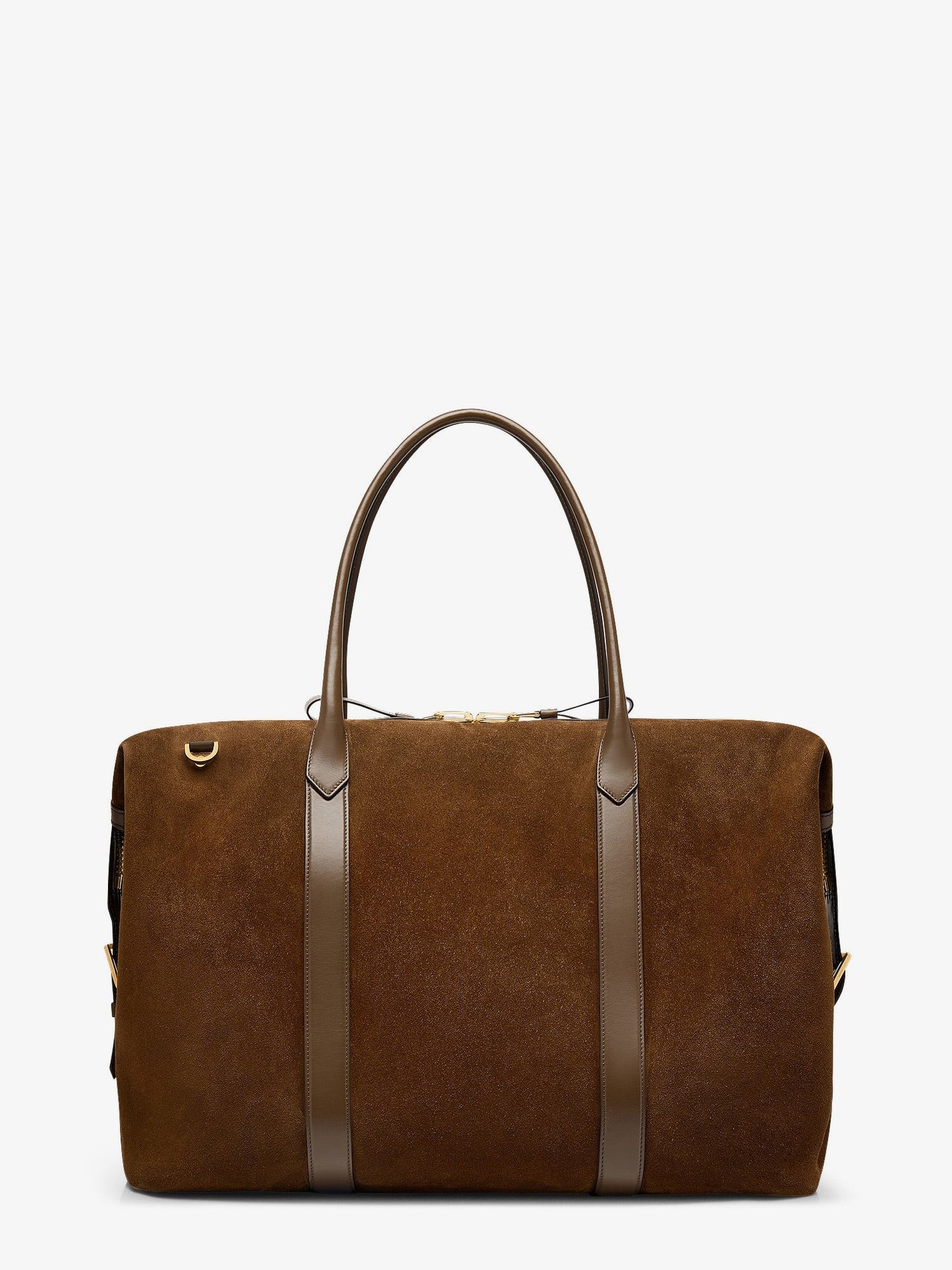 TOM FORD Suede travel bag with leather inserts