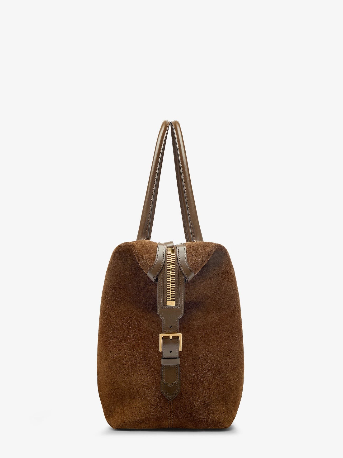 TOM FORD Suede travel bag with leather inserts