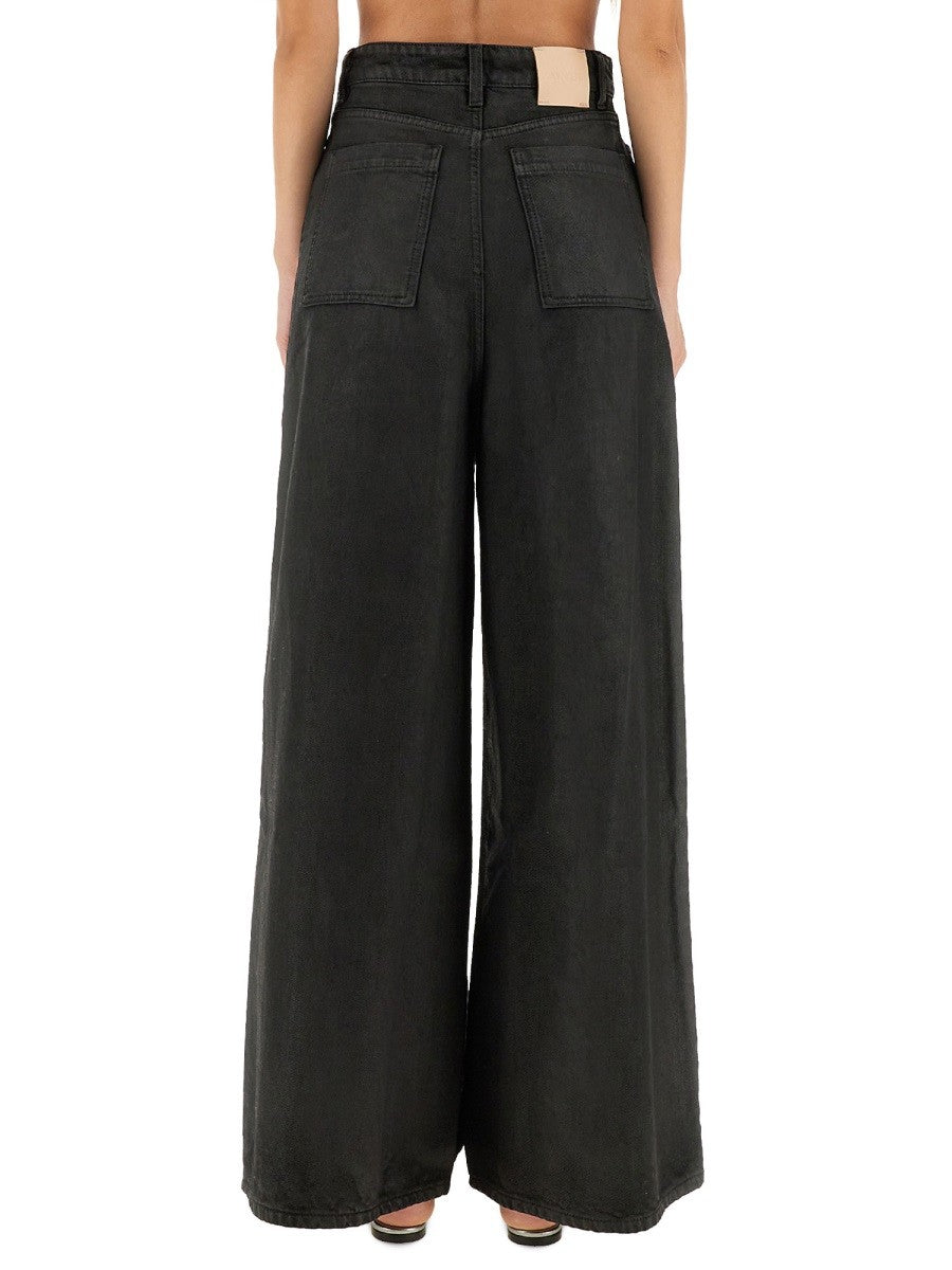 ALYSI "SUPER FLARE" DENIM PANTS