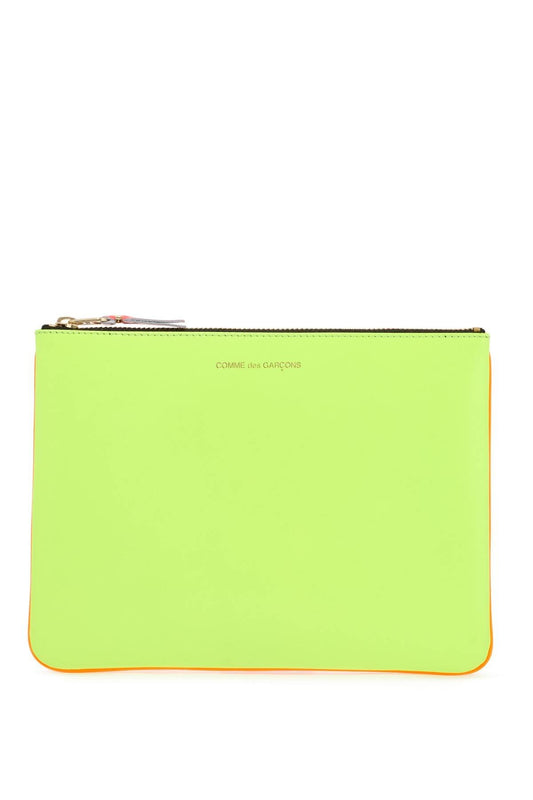 COMME DES GARCONS WALLET super fluo pouch