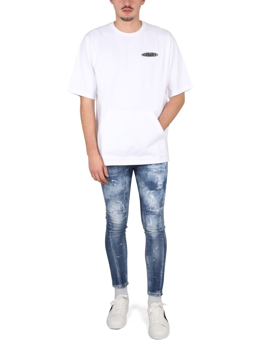 Dsquared SURF BOARD SKATER T-SHIRT