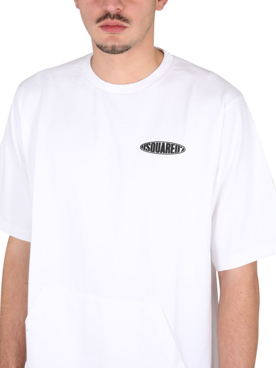 Dsquared SURF BOARD SKATER T-SHIRT