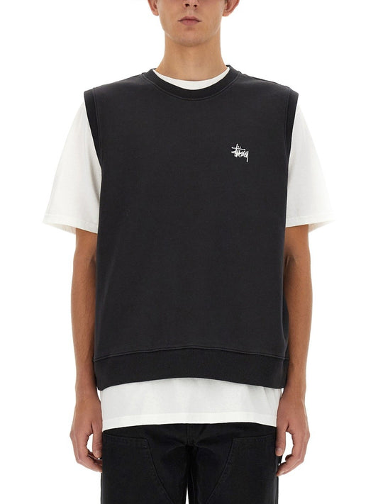 STUSSY SWEAT VEST.