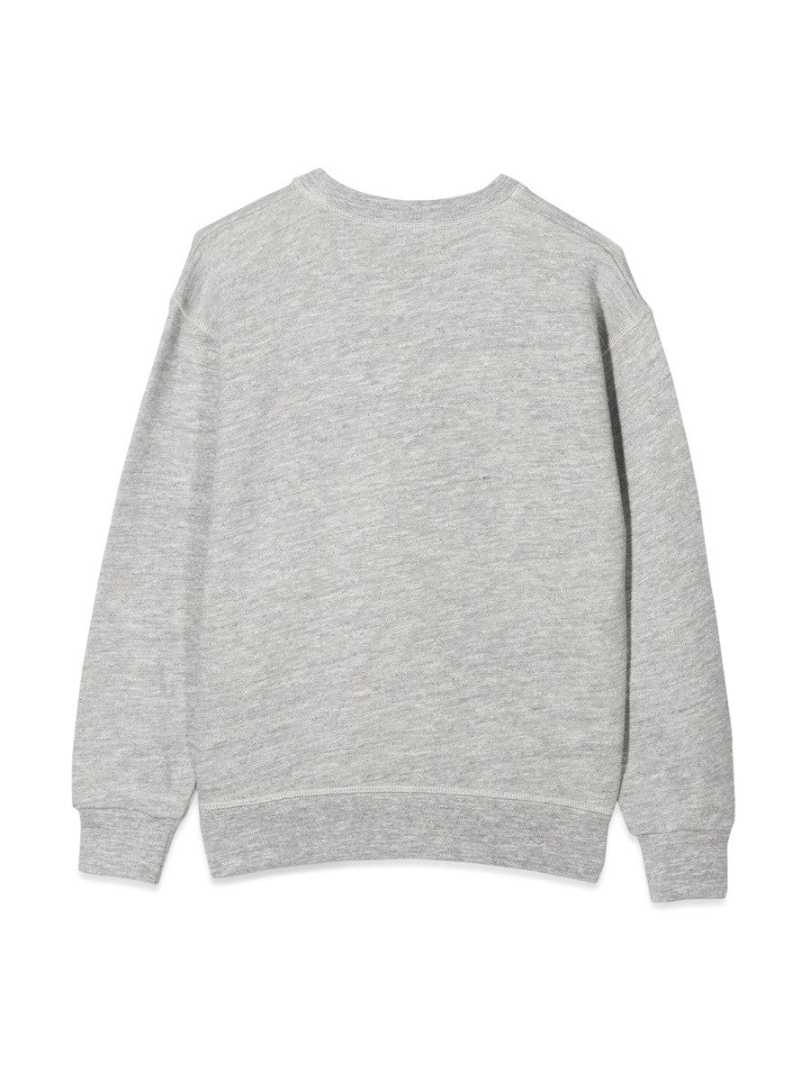 Dsquared SWEATSHIRT CREWNECK FRONT LEAF PRINT