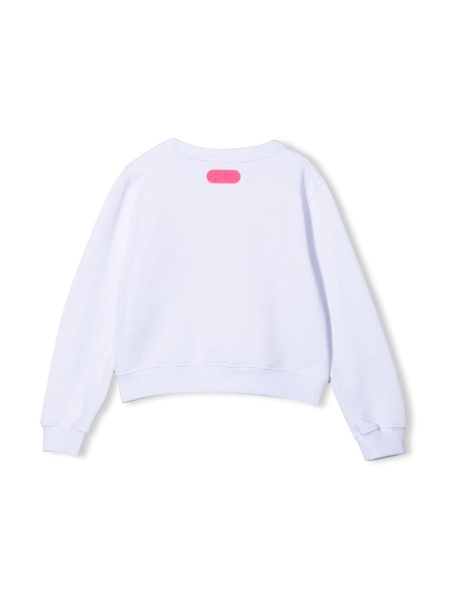 gcds SWEATSHIRT CROPPED GIRL