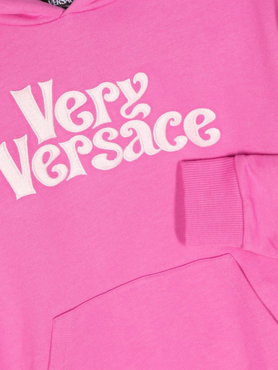 Versace sweatshirt fleece very versace embroidery