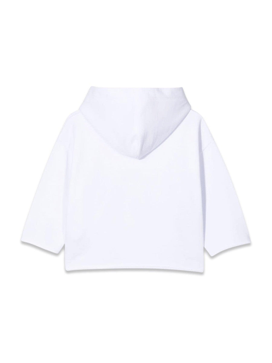 MM6 MAISON MARGIELA SWEATSHIRT LOGO AND WIDE NECK STANDING