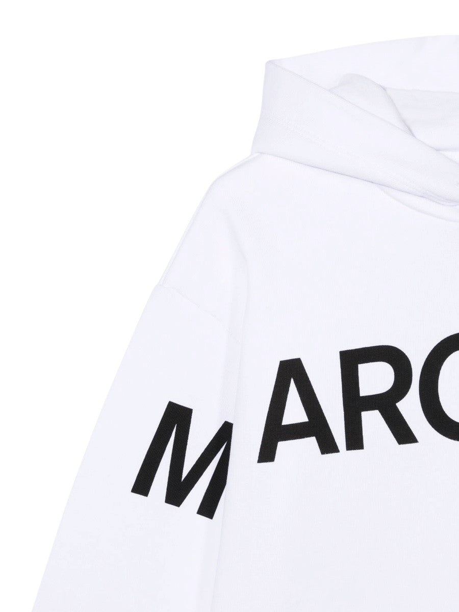 MM6 MAISON MARGIELA SWEATSHIRT LOGO AND WIDE NECK STANDING