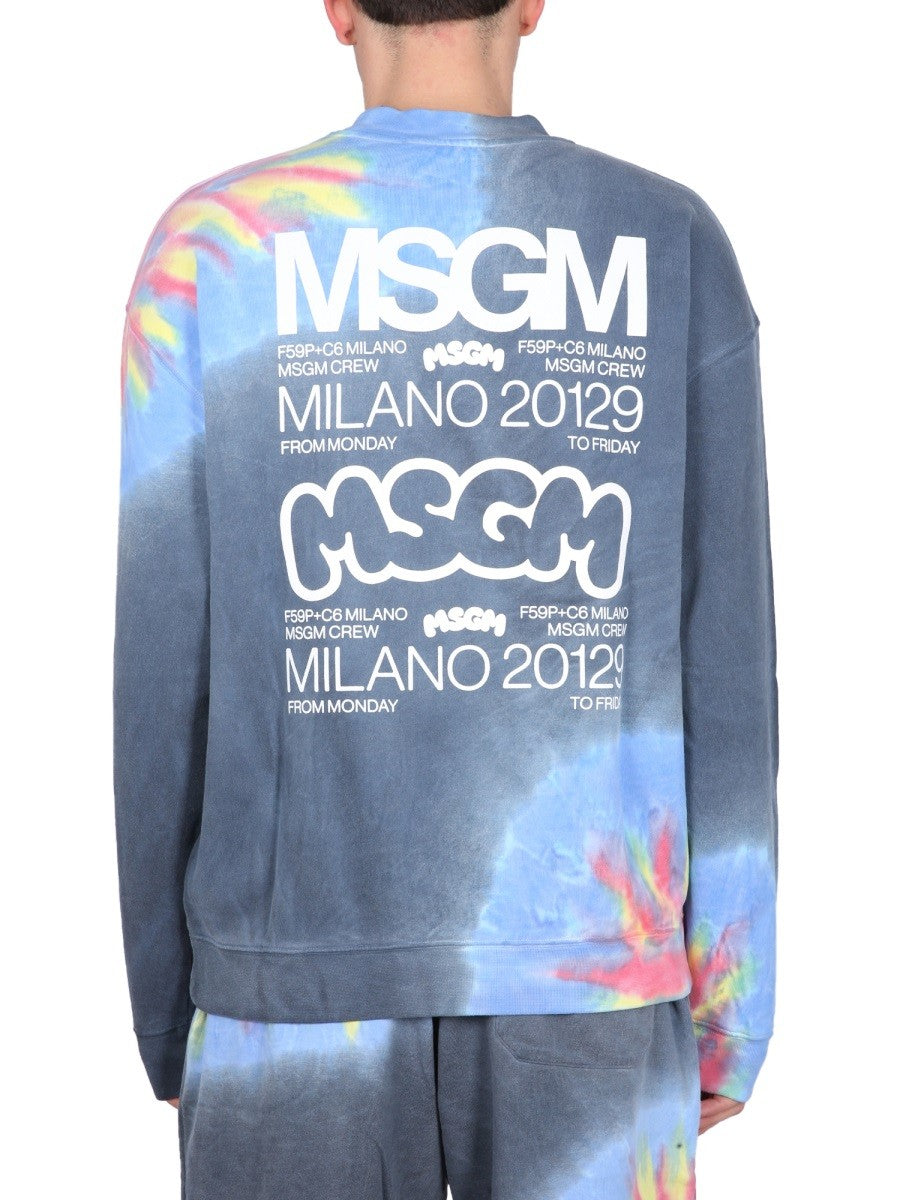 msgm SWEATSHIRT MSGM X BUTTER STUDIO