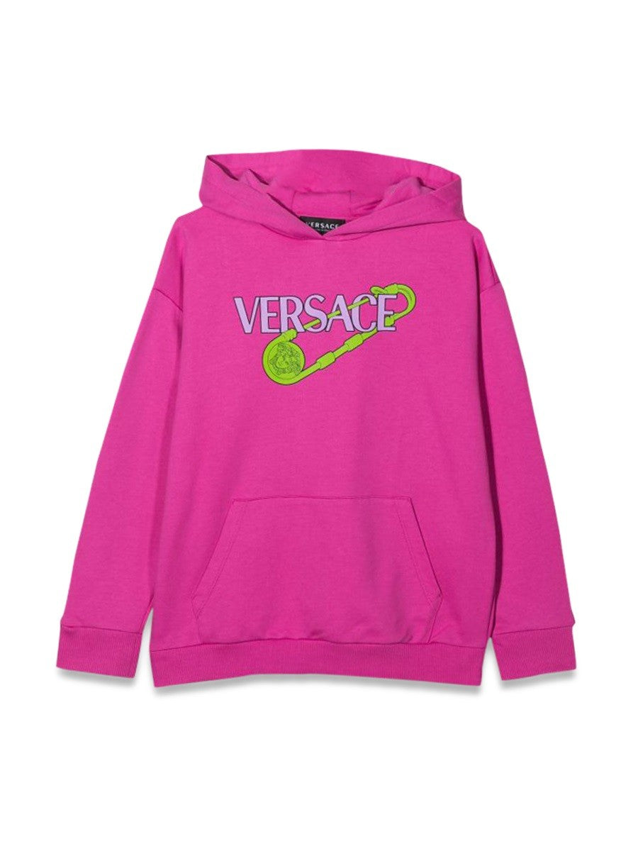 Versace SWEATSHIRT OVER LOGO PINS