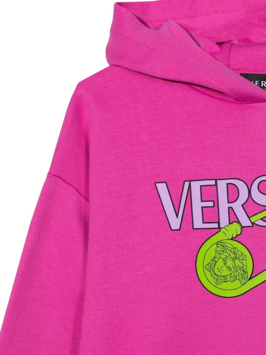 Versace SWEATSHIRT OVER LOGO PINS