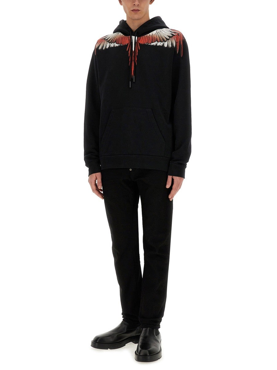 MARCELO BURLON COUNTY OF MILAN SWEATSHIRT "WINGS