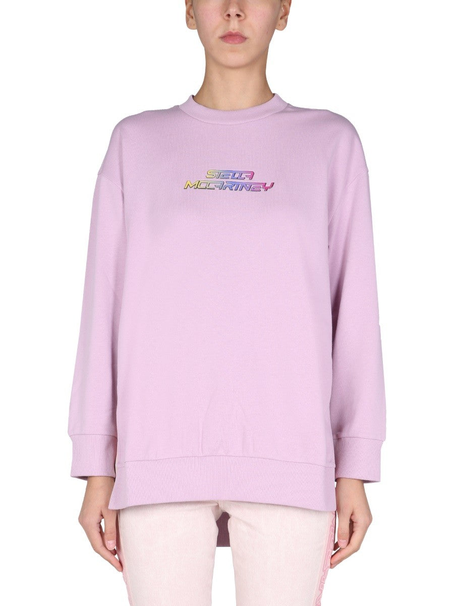 stella mccartney SWEATSHIRT WITH 3D LOGO