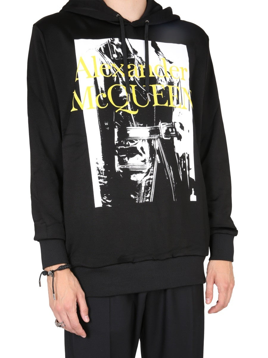 Alexander Mcqueen SWEATSHIRT WITH ATELIER PRINT