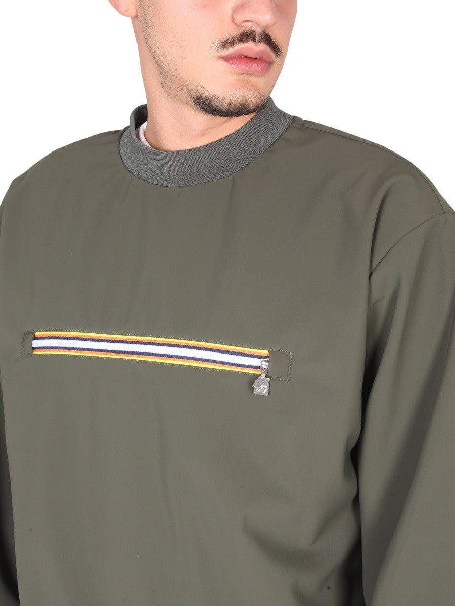 K-Way SWEATSHIRT WITH FRONT POCKET