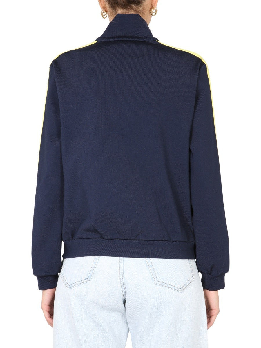 Tory Burch SWEATSHIRT WITH FRONT ZIPPER