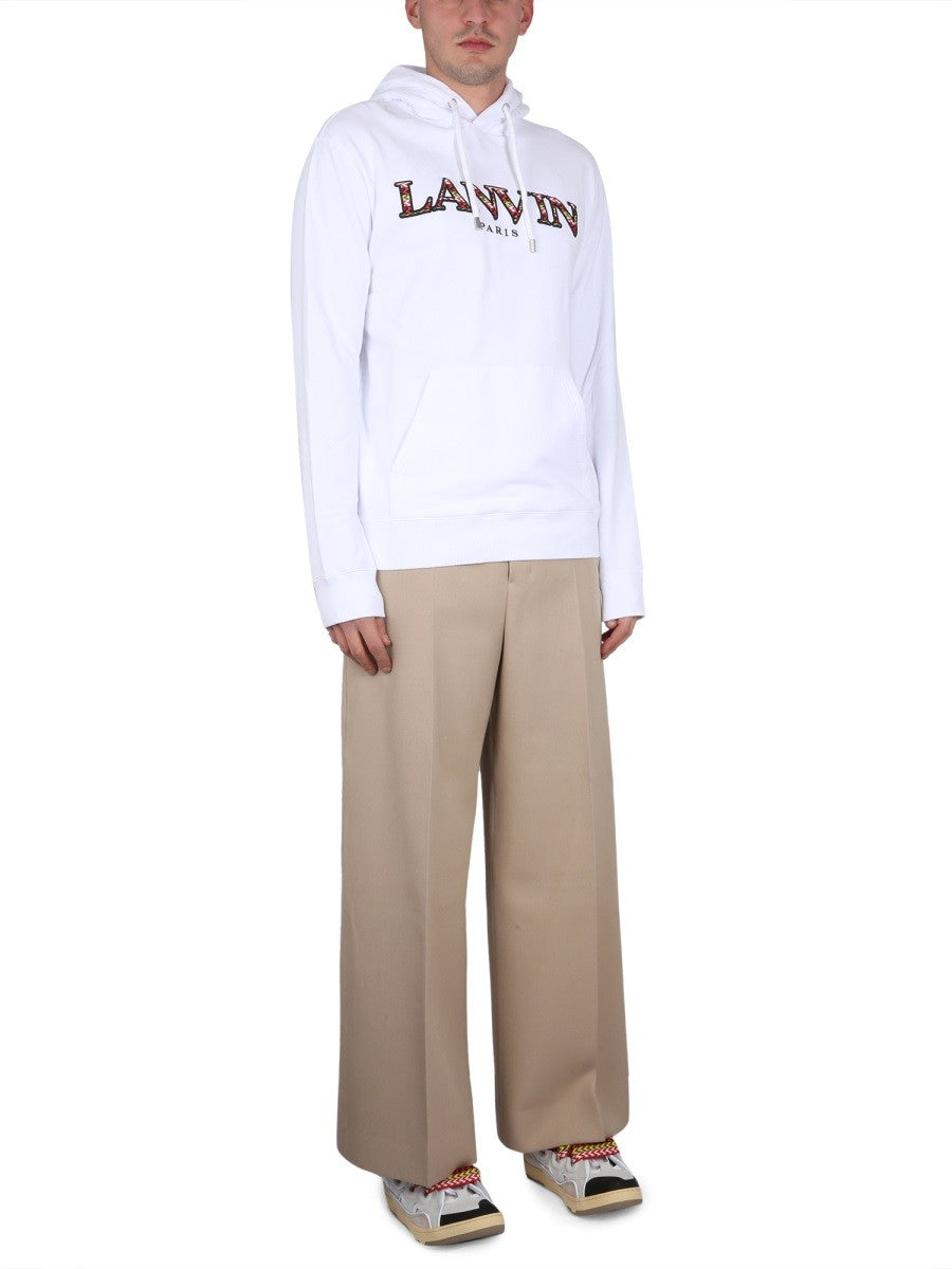 Lanvin SWEATSHIRT WITH LOGO EMBROIDERY