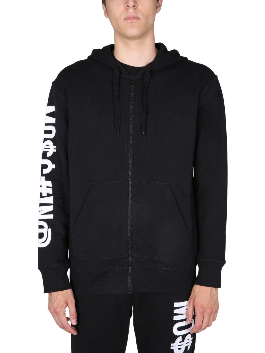 Moschino SWEATSHIRT WITH LOGO EMBROIDERY