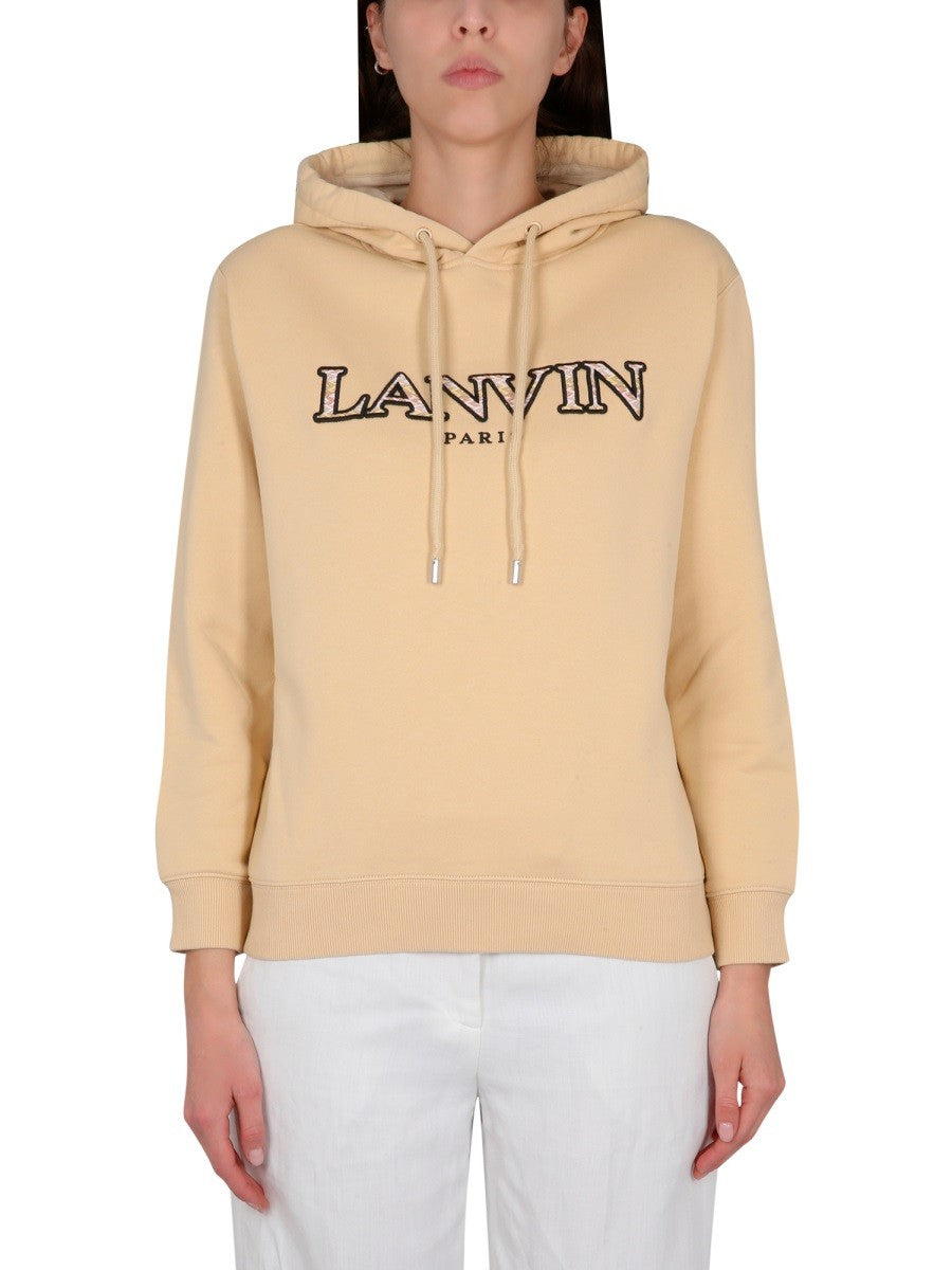 Lanvin SWEATSHIRT WITH LOGO EMBROIDERY