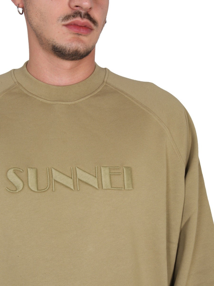 SUNNEI SWEATSHIRT WITH LOGO EMBROIDERY