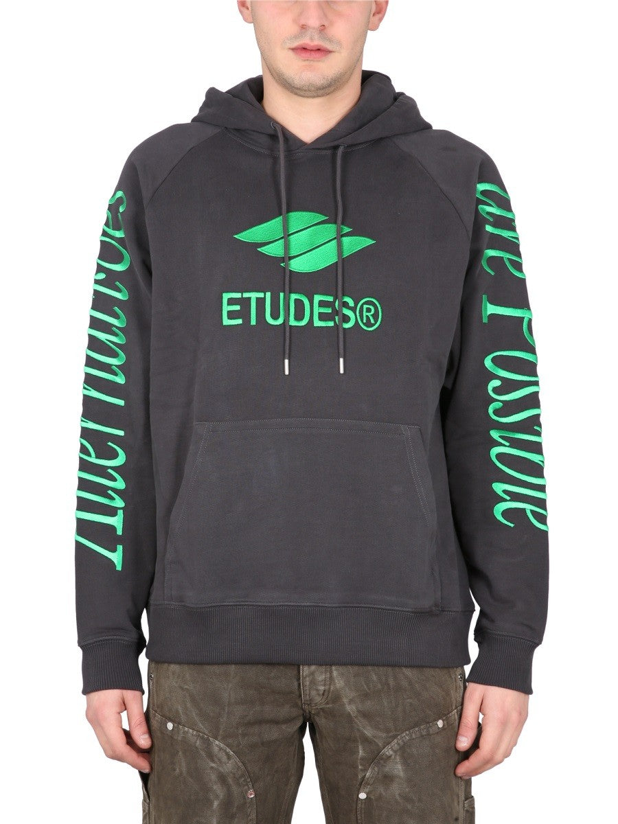 ÉTUDES SWEATSHIRT WITH LOGO EMBROIDERY