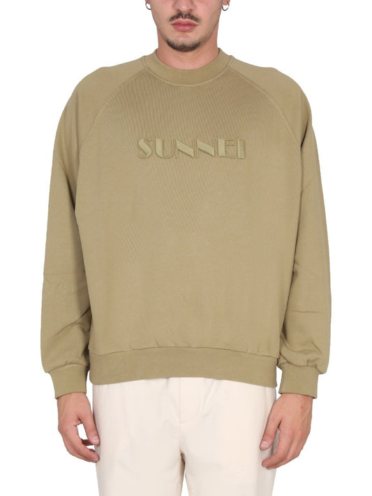 SUNNEI SWEATSHIRT WITH LOGO EMBROIDERY