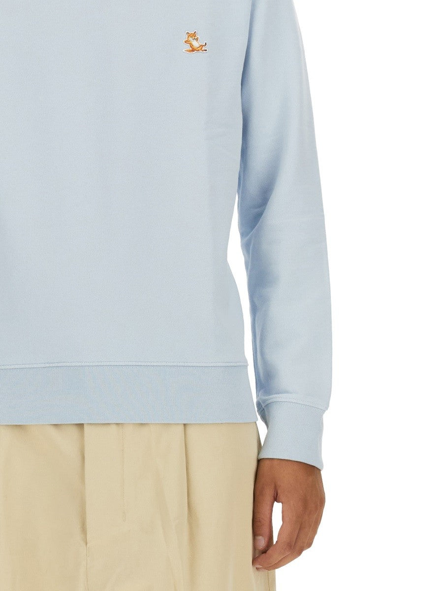 Maison Kitsune SWEATSHIRT WITH LOGO PATCH