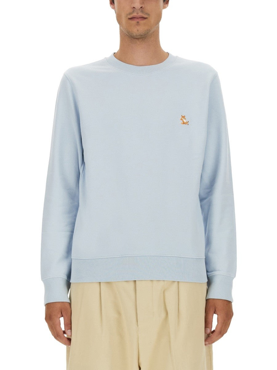 Maison Kitsune SWEATSHIRT WITH LOGO PATCH