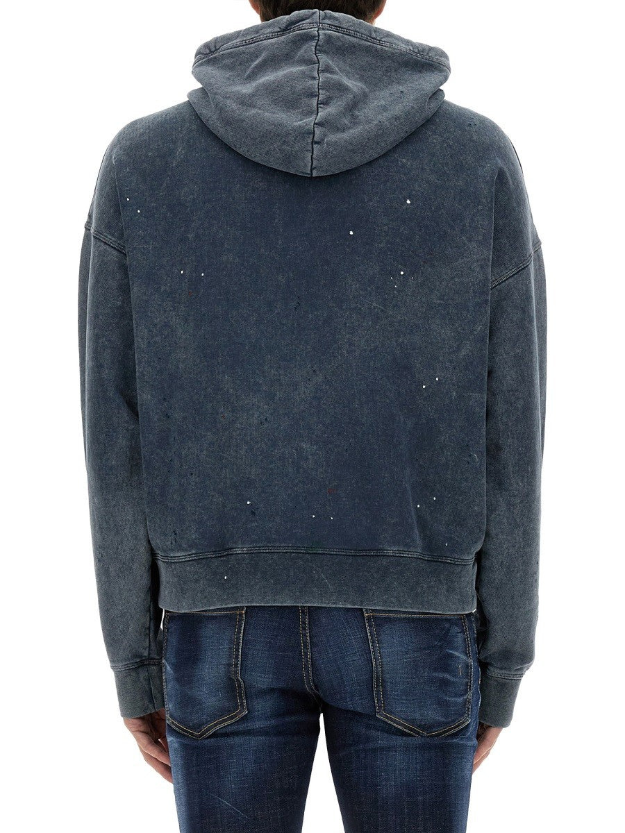 Dsquared SWEATSHIRT WITH LOGO PRINT
